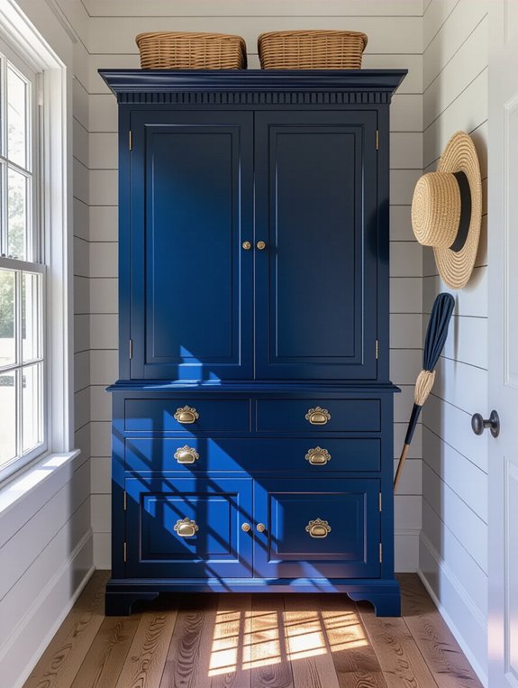 antique navy cabinet charm