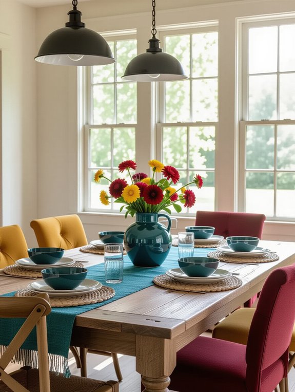 bold colors enhance subtle design