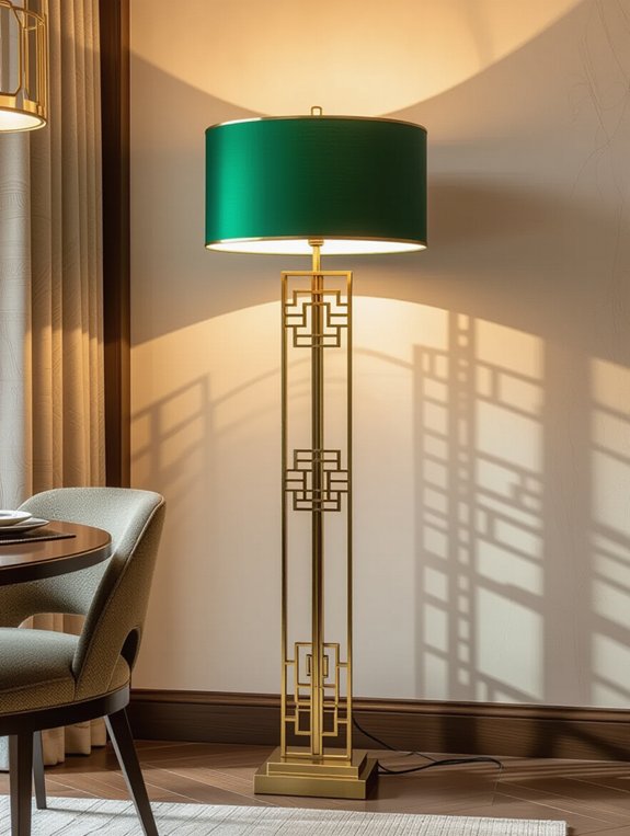 bold geometric elegance illuminated