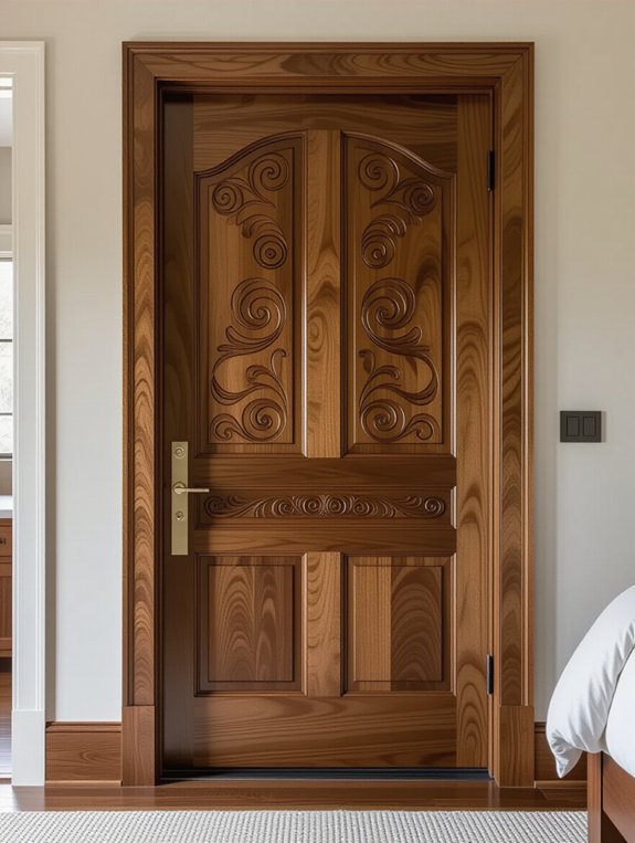 bold oversized wooden doors