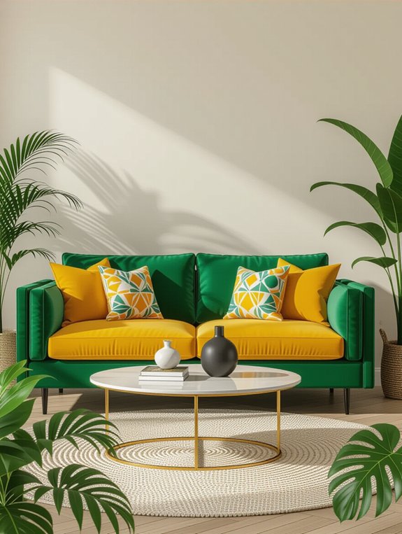 bold statement living room