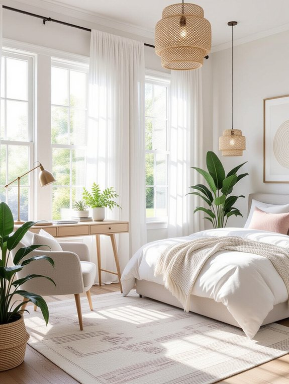 bright airy light minimalism