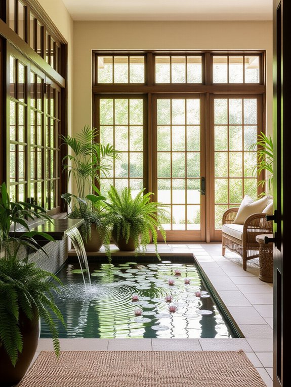 calming indoor water features