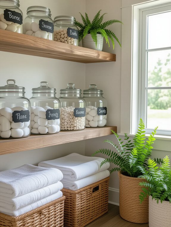 chalkboard labels for organization