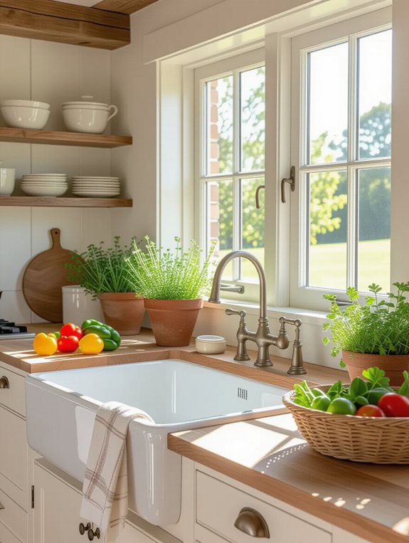 charming functional farmhouse sink