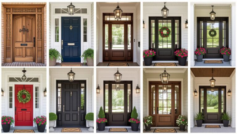 chic entryway door designs