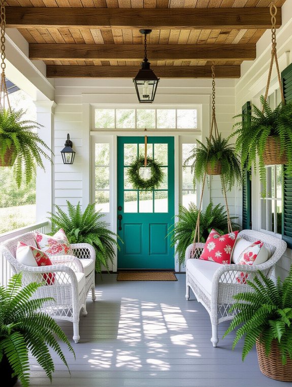 colorful front door options