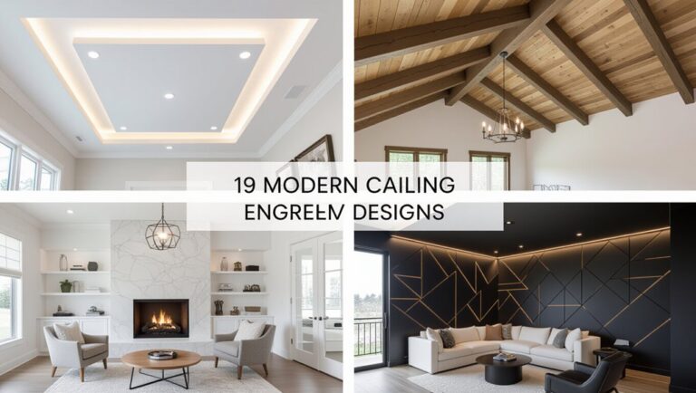 contemporary living room ceilings