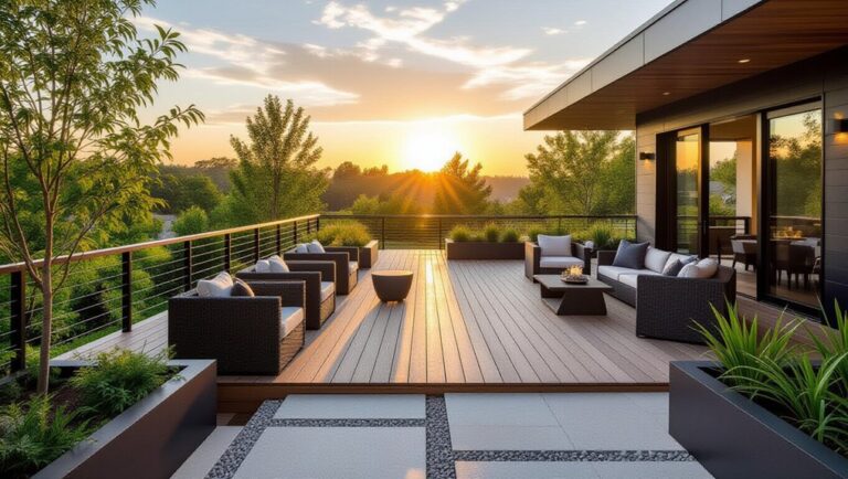 contemporary outdoor deck ideas