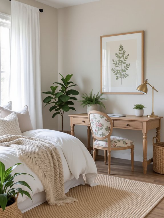 cozy cottage guest bedroom