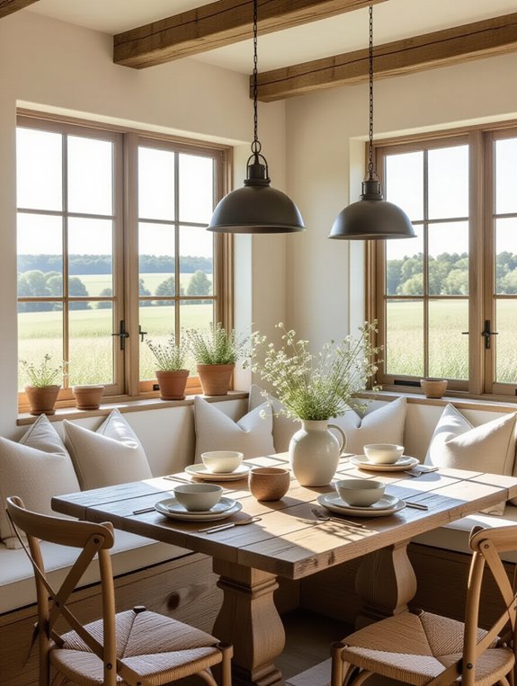 cozy dining area transformation