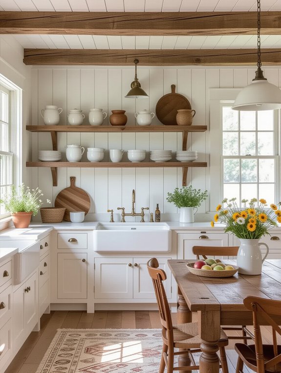 cozy farmhouse shiplap walls