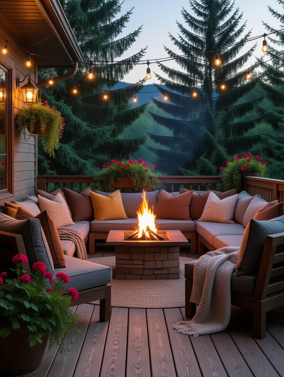 cozy gatherings around fire