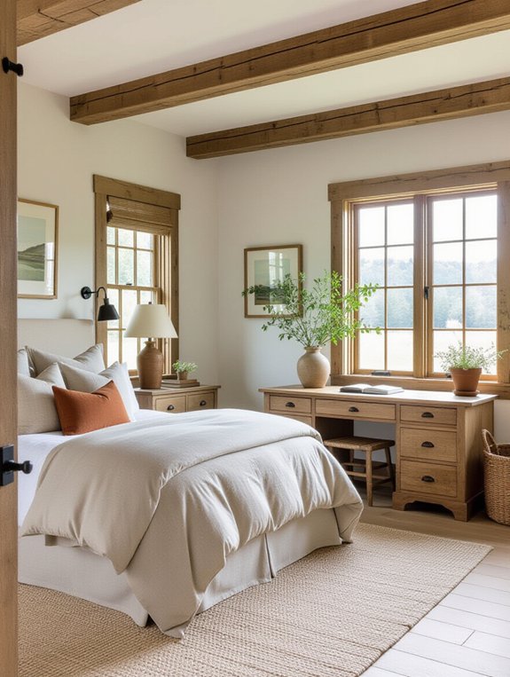 cozy rustic farmhouse retreat