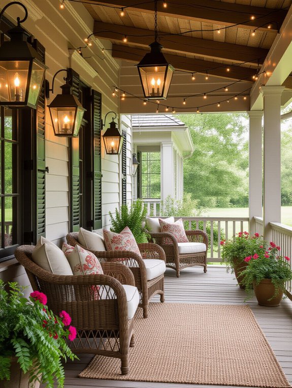 cozy vintage lantern ambiance