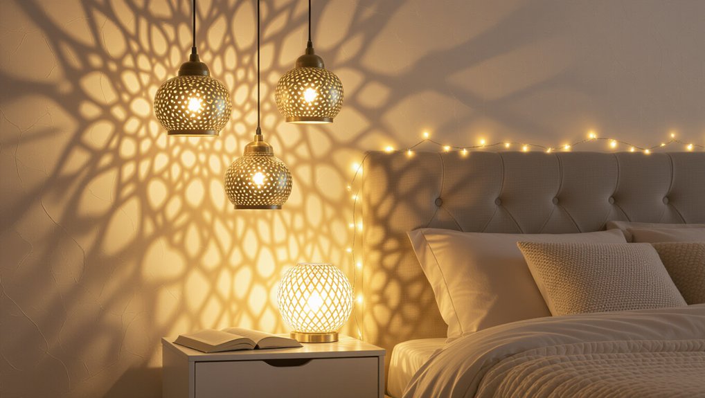 creative lighting for bedrooms