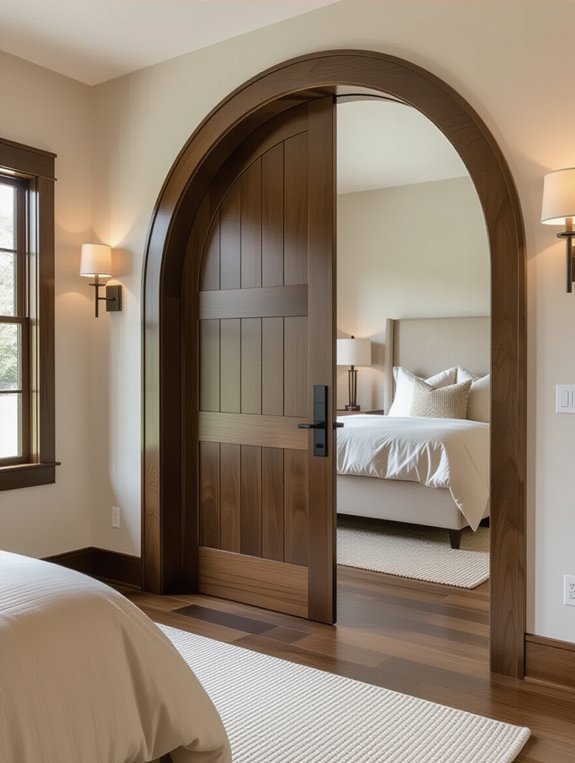 custom integrated wooden doors