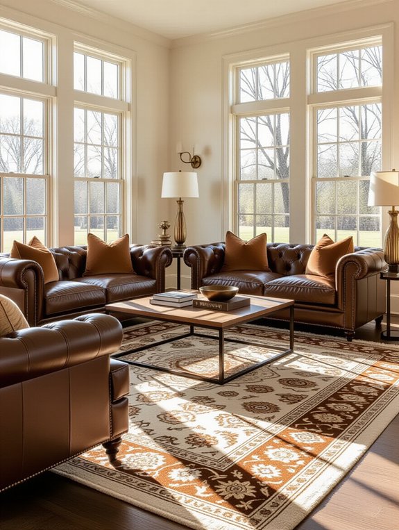 define spaces with rugs