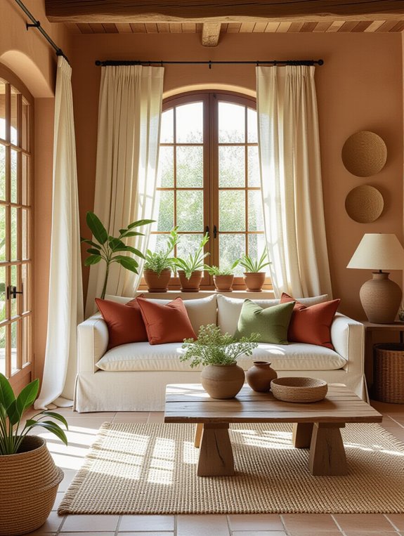 earthy colors for serenity