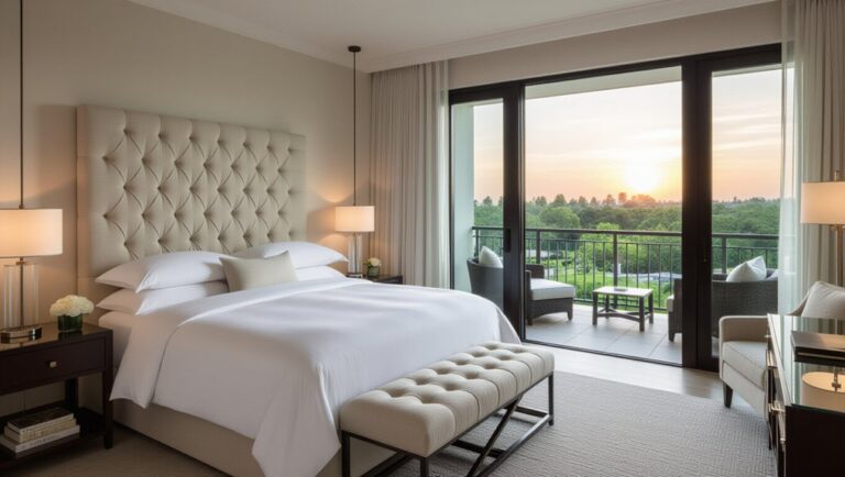 elegant balcony bedroom designs