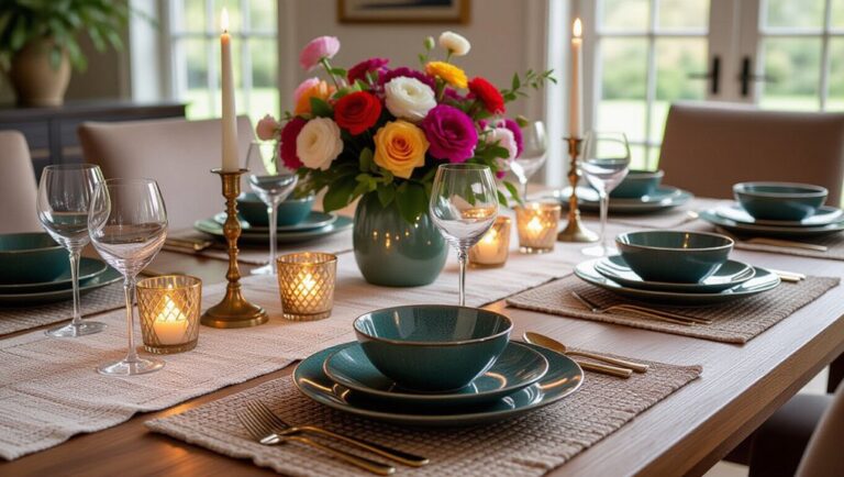elegant dining table decor