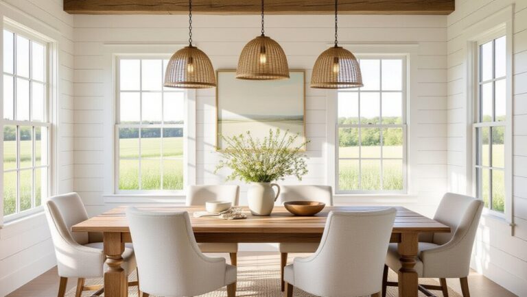 elegant farmhouse dining designs