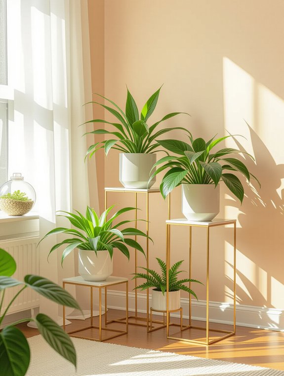 elevate plants for visual appeal
