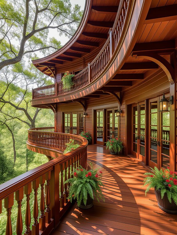 elevated outdoor relaxation space