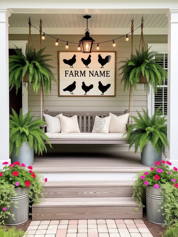 farmhouse signage personal touch