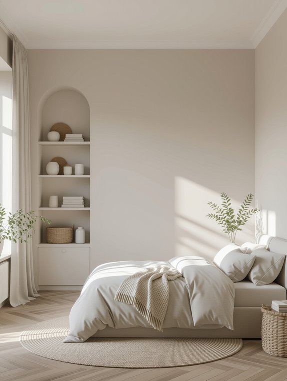 hidden shelves for organization