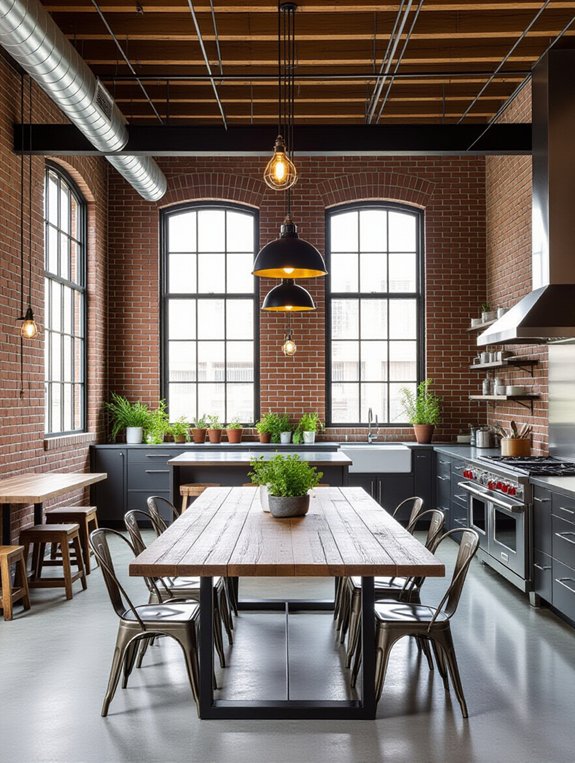 industrial communal dining experience