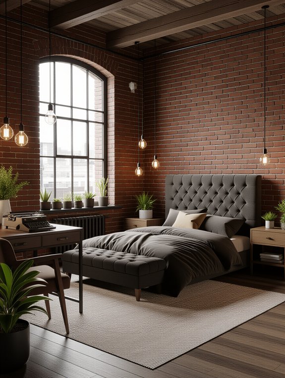 industrial rustic workspace design