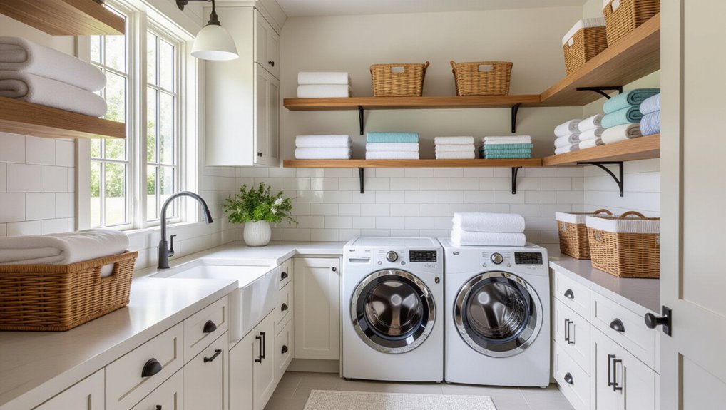 innovative laundry room storage