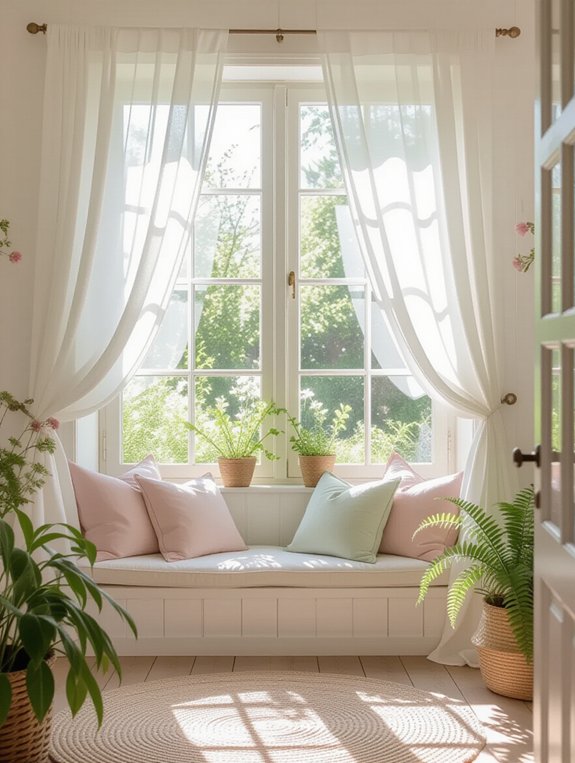 light fabrics enhance windows