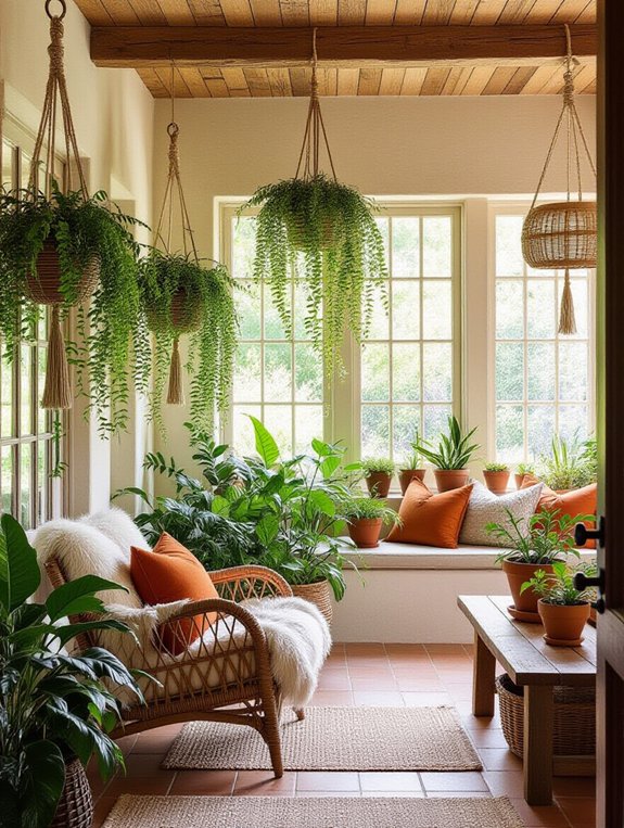 lush indoor plants transform