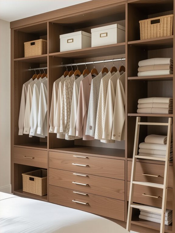 maximize closet accessibility efficiently