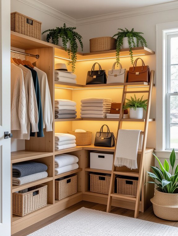 maximize closet corner storage