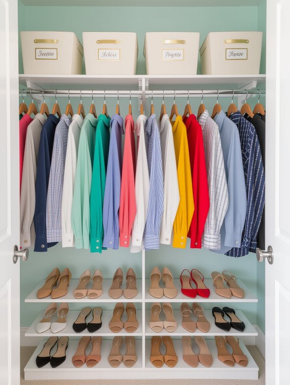 maximize closet space efficiently