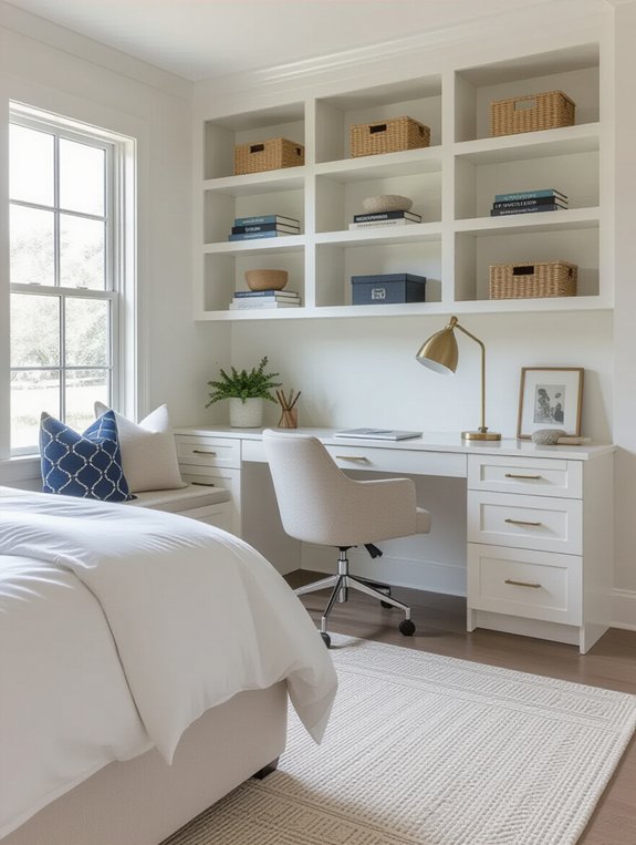 maximize guest bedroom storage