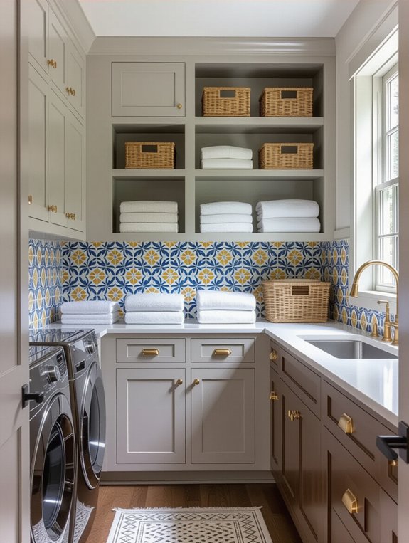 maximize laundry room storage