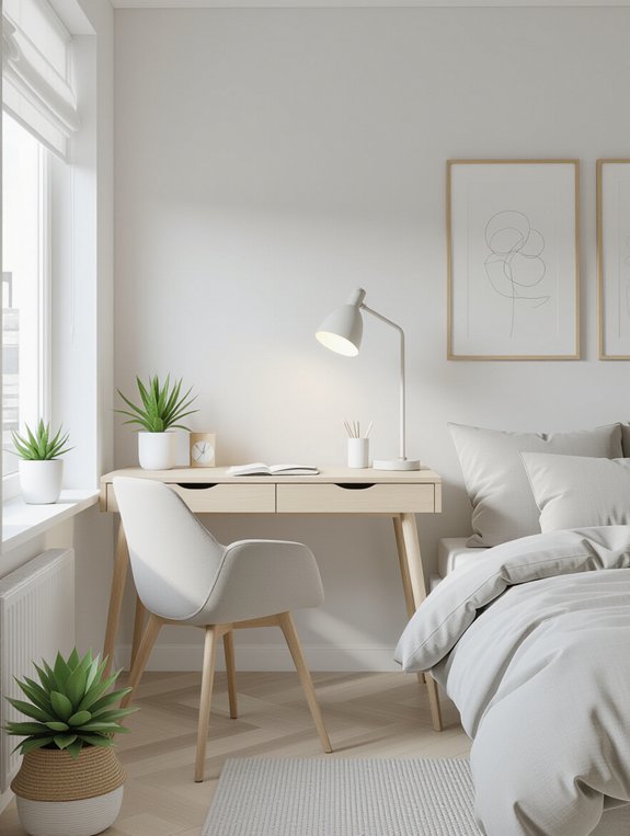 minimalist workspace for productivity