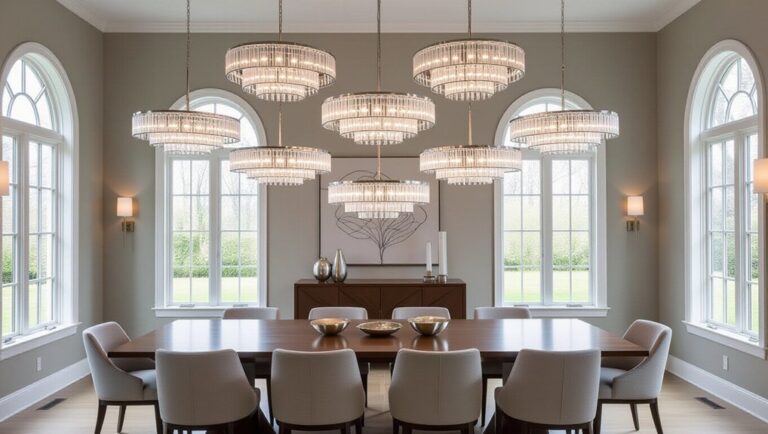 modern chandelier dining designs