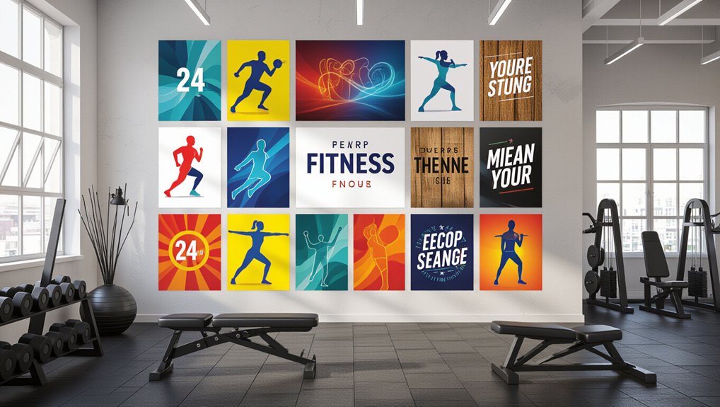 motivational decor for workouts