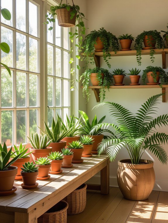 natural wood for warmth