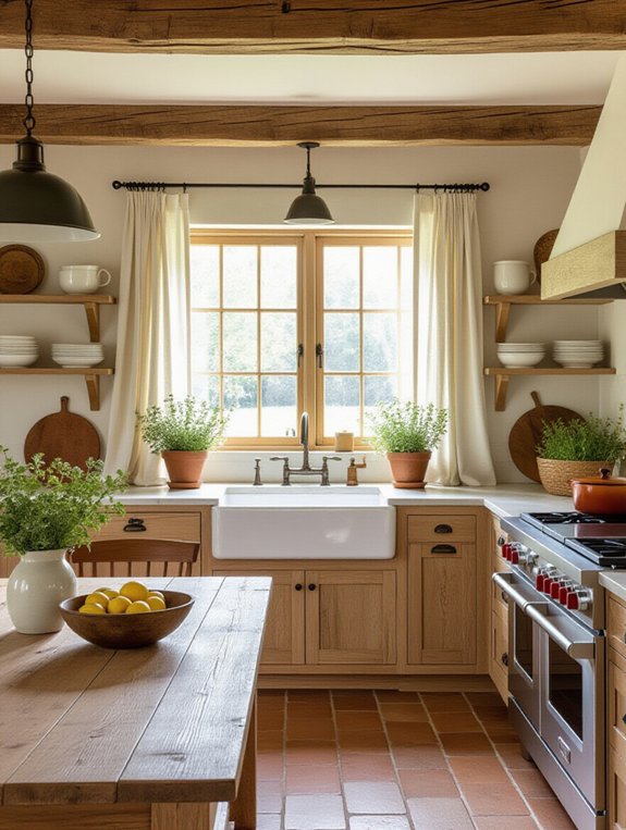 natural wood kitchen finishes