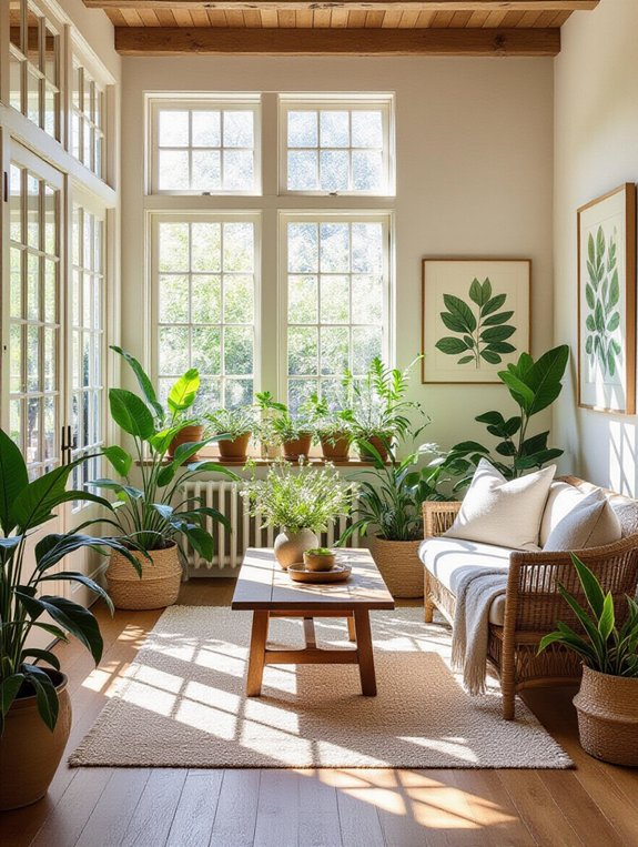 nature inspired artwork integration