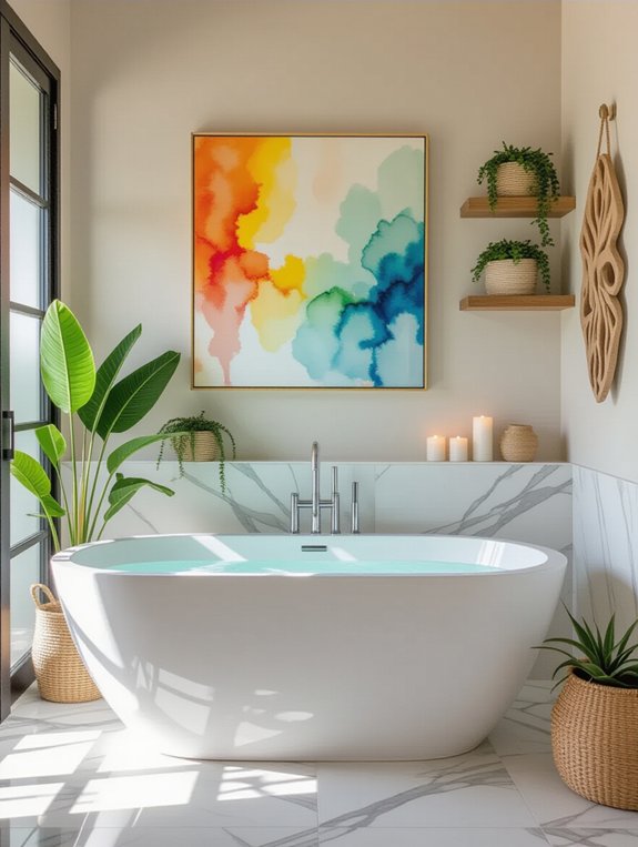 personalized bathroom art pieces