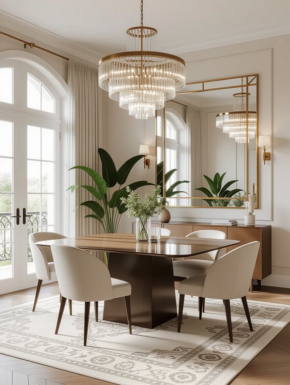 reflective light and space