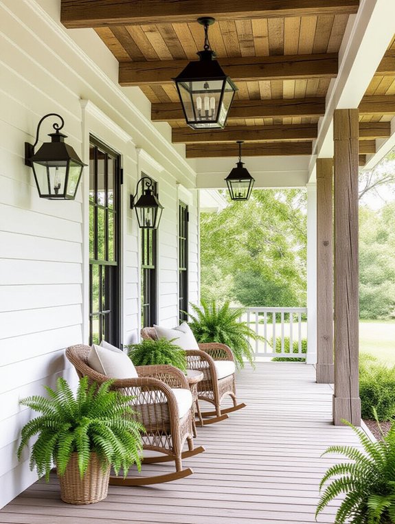 rustic charm for porches