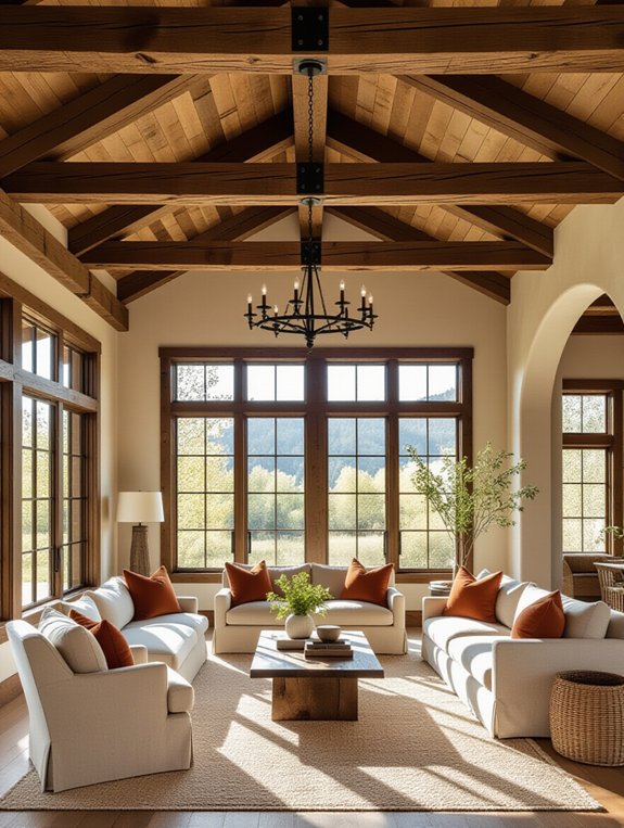 rustic charm with beams